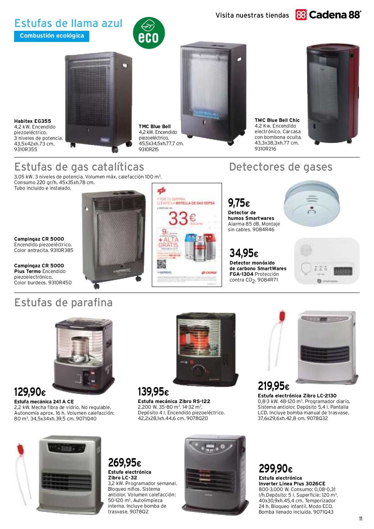Ofertas calefacción 2023 Cadena 88. Página 11