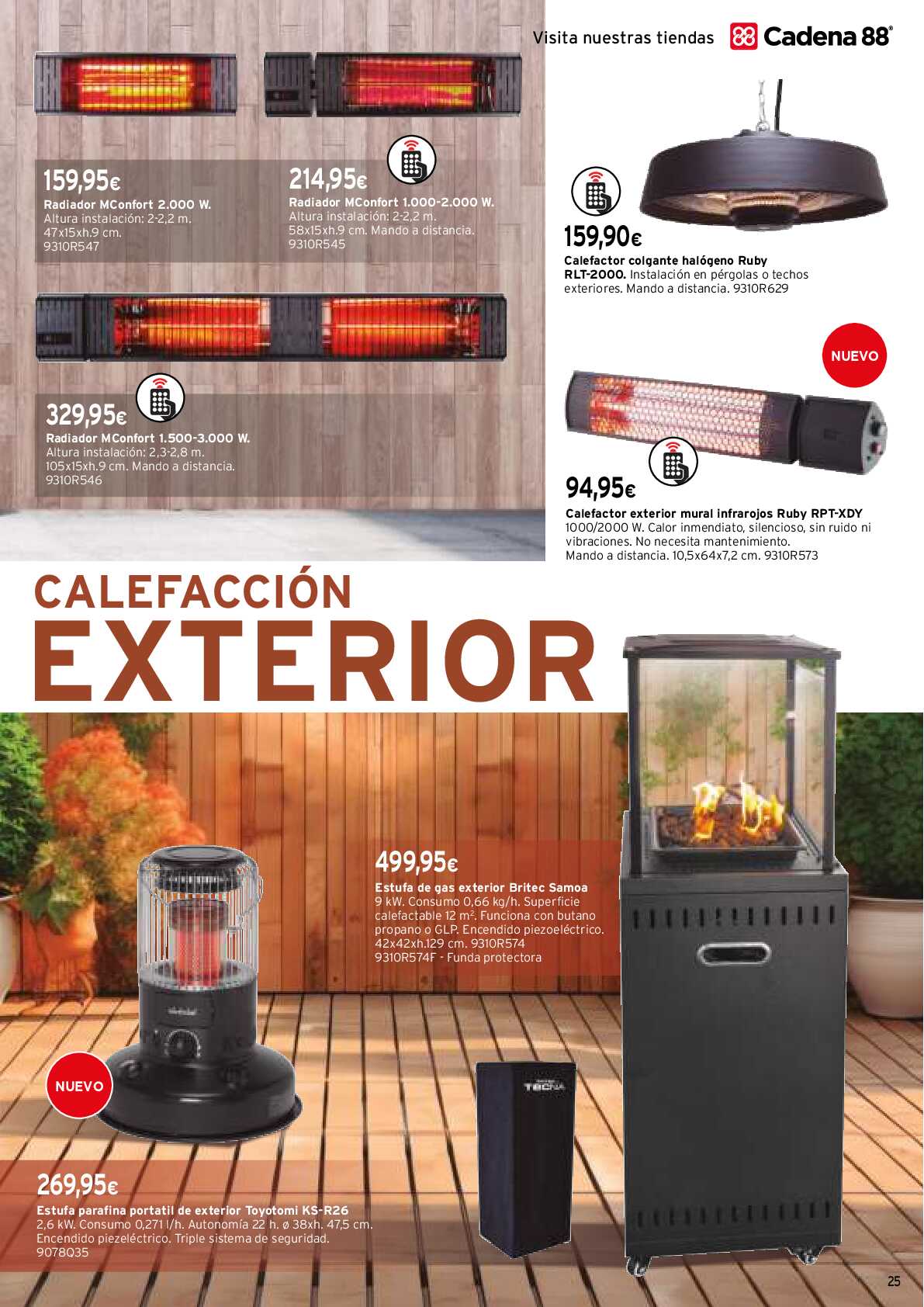 Ofertas calefacción 2023 Cadena 88. Página 25