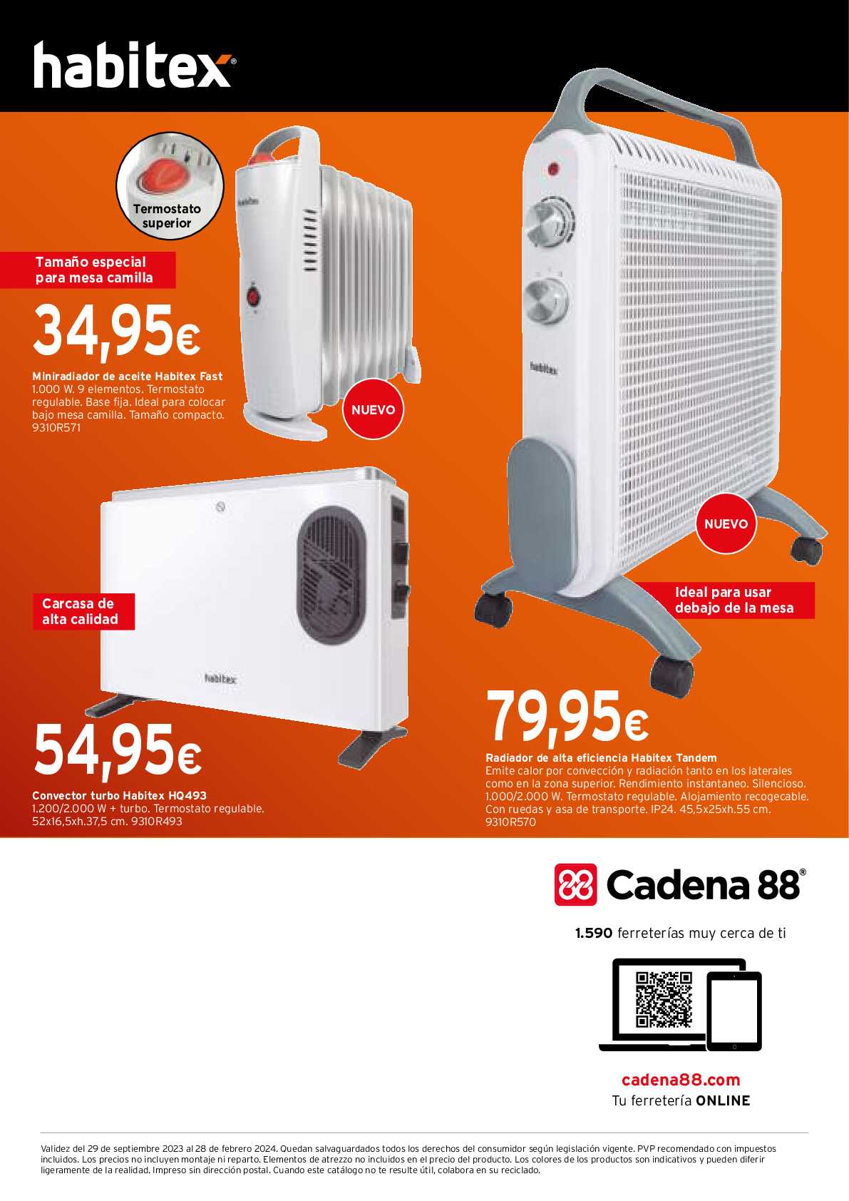 Ofertas calefacción 2023 Cadena 88. Página 28