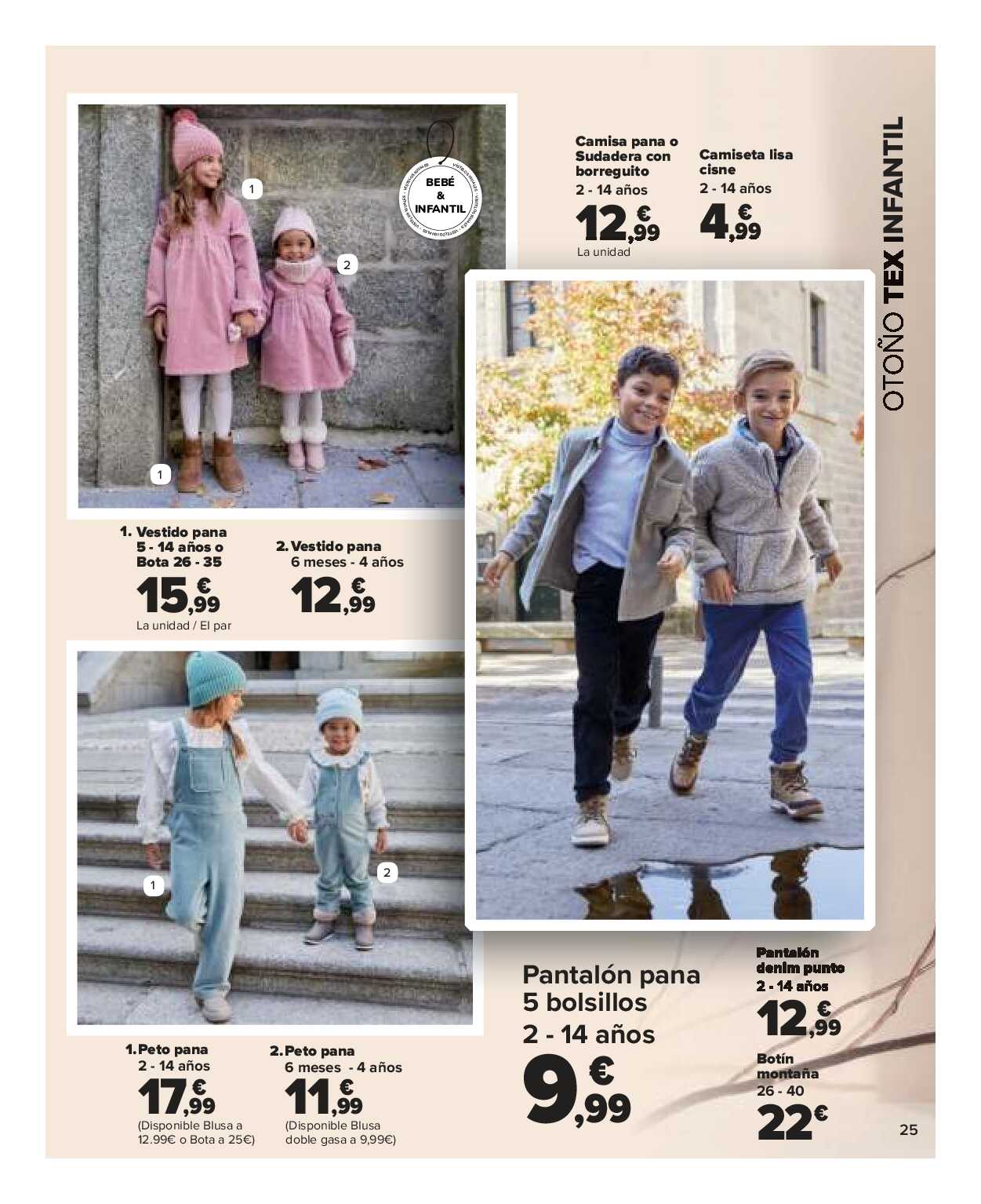 Textil mujer, hombre y niños Carrefour. Página 25