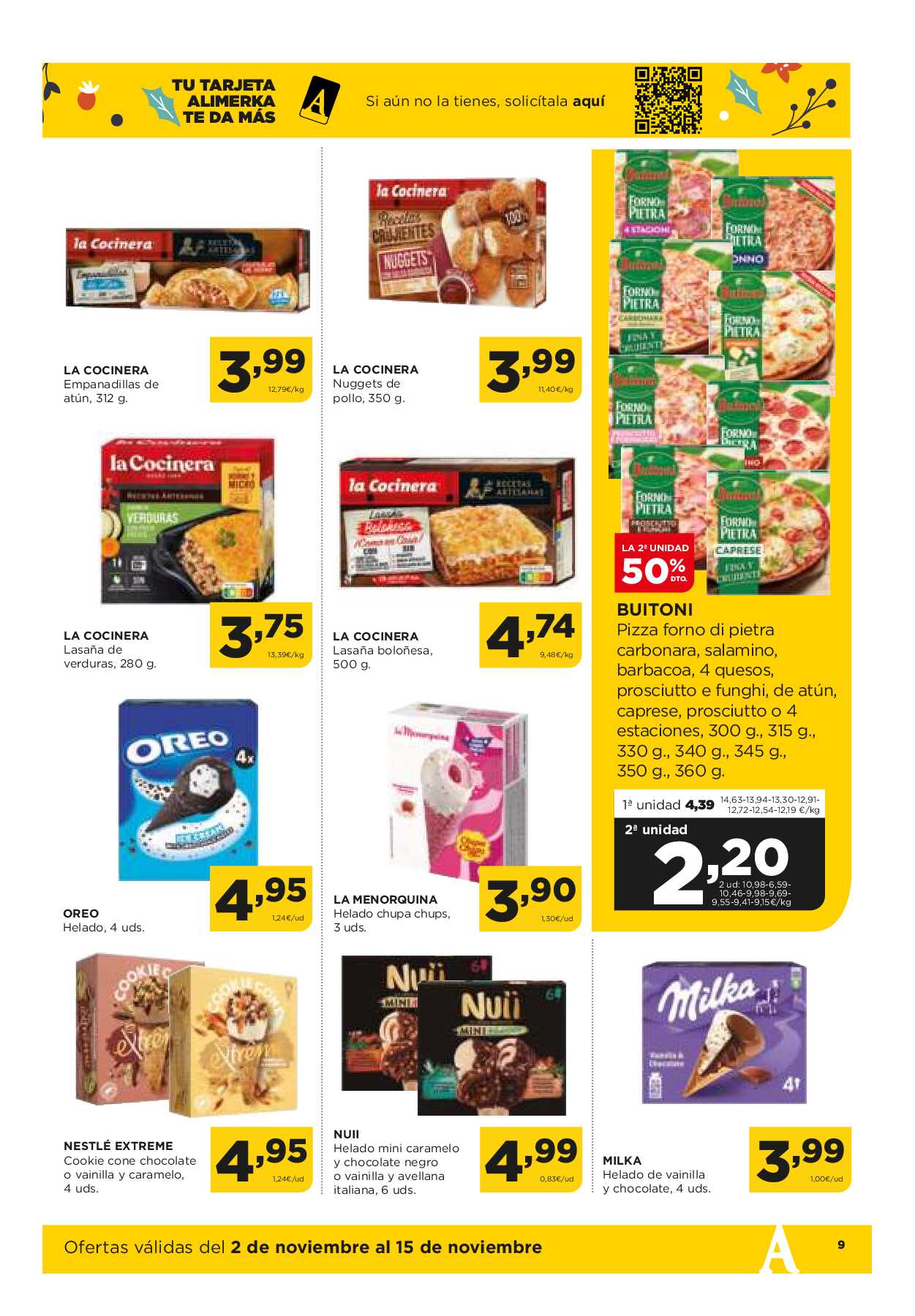 Ofertas quincenales Alimerka. Página 09