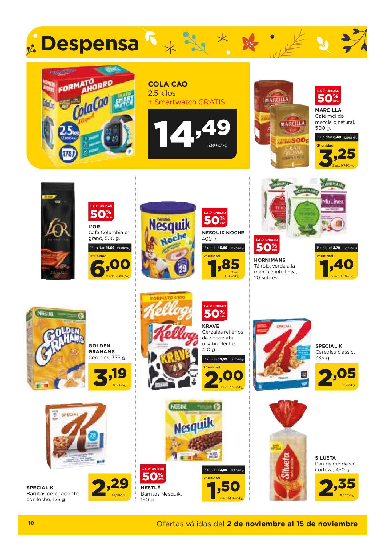 Ofertas quincenales Alimerka. Página 10