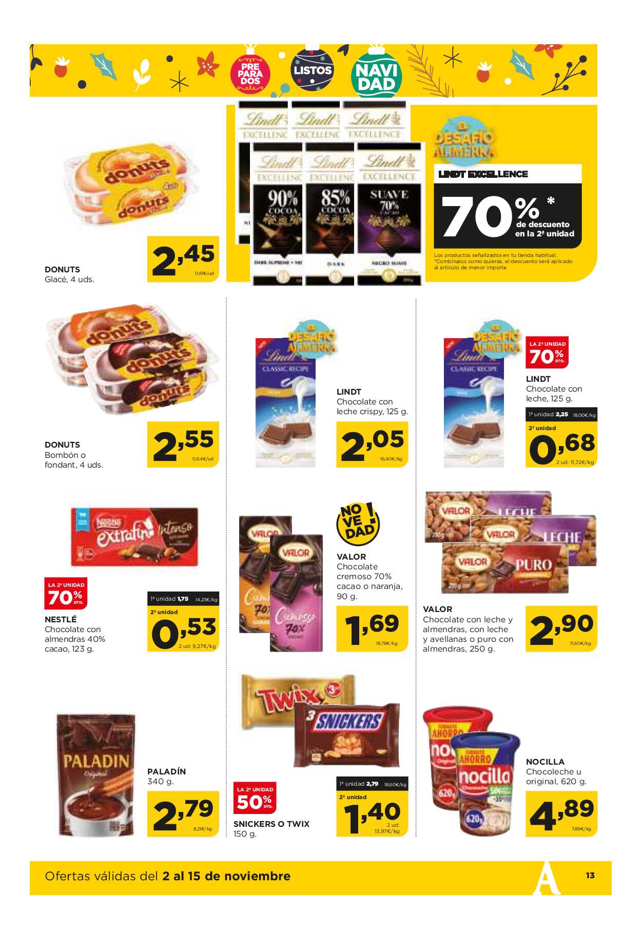 Ofertas quincenales Alimerka. Página 13