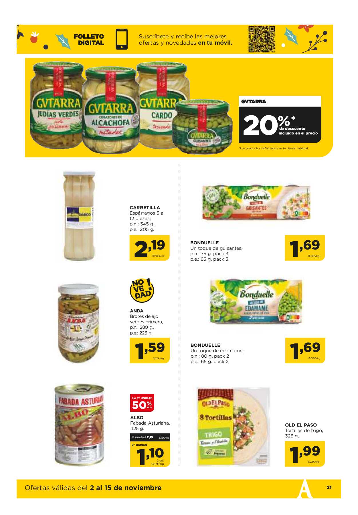 Ofertas quincenales Alimerka. Página 21