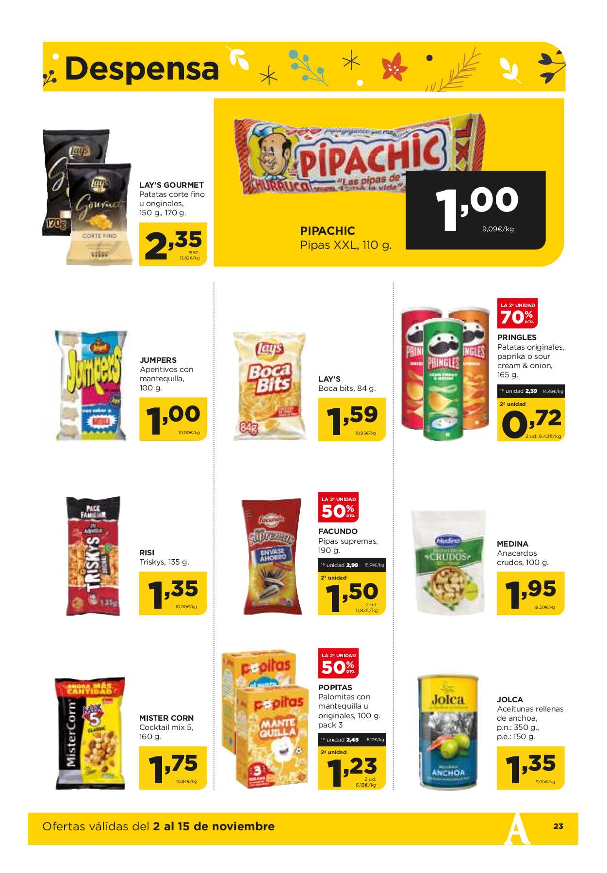 Ofertas quincenales Alimerka. Página 23