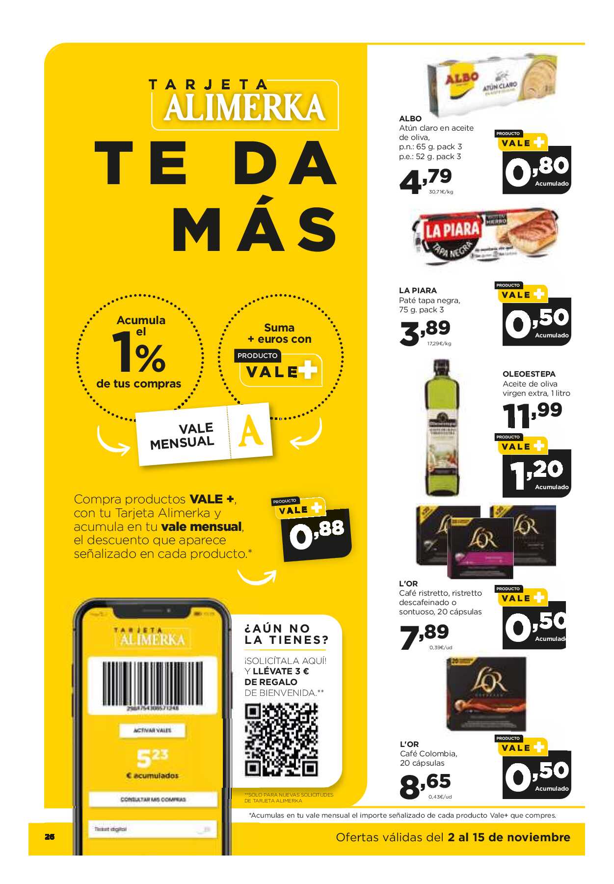 Ofertas quincenales Alimerka. Página 26