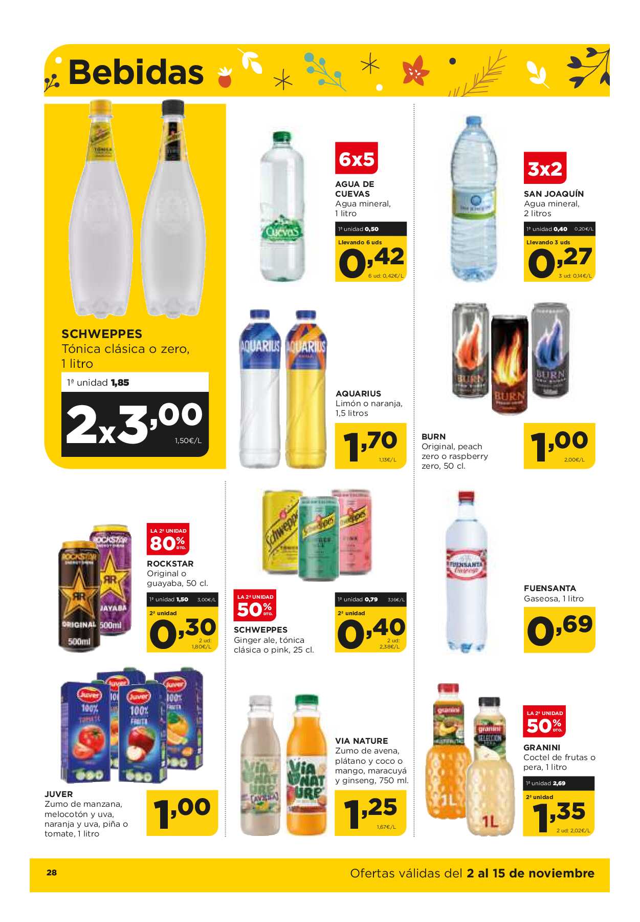 Ofertas quincenales Alimerka. Página 28