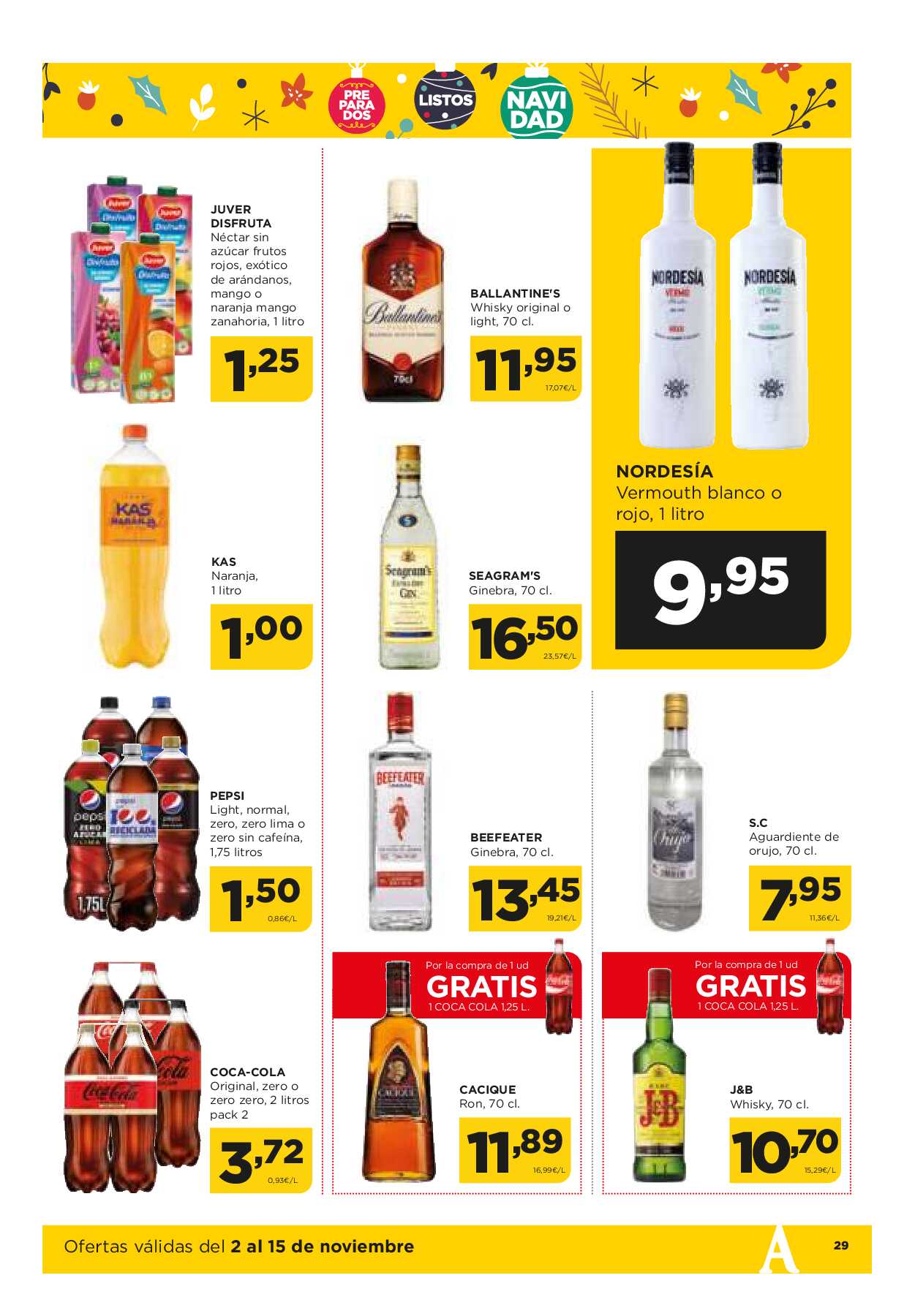 Ofertas quincenales Alimerka. Página 29