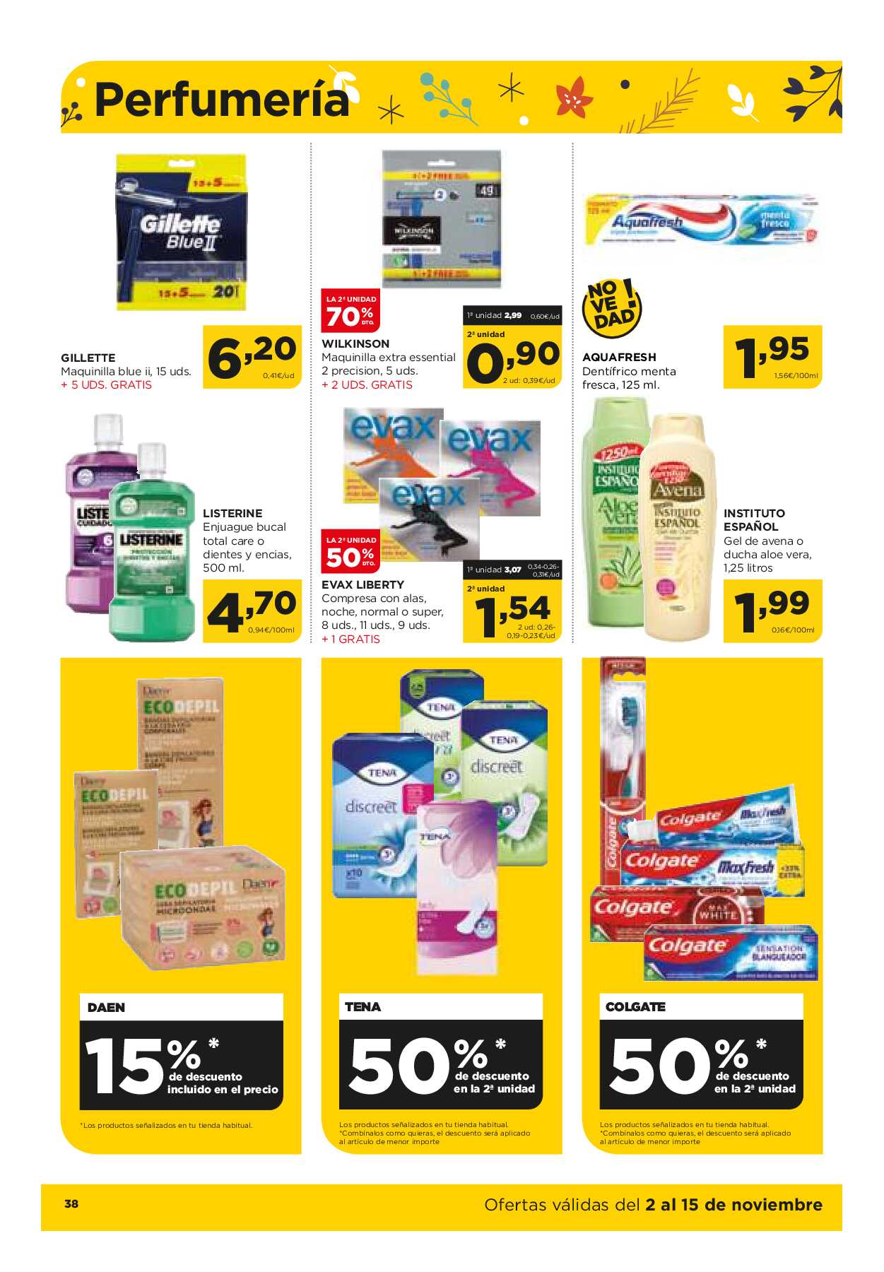 Ofertas quincenales Alimerka. Página 38