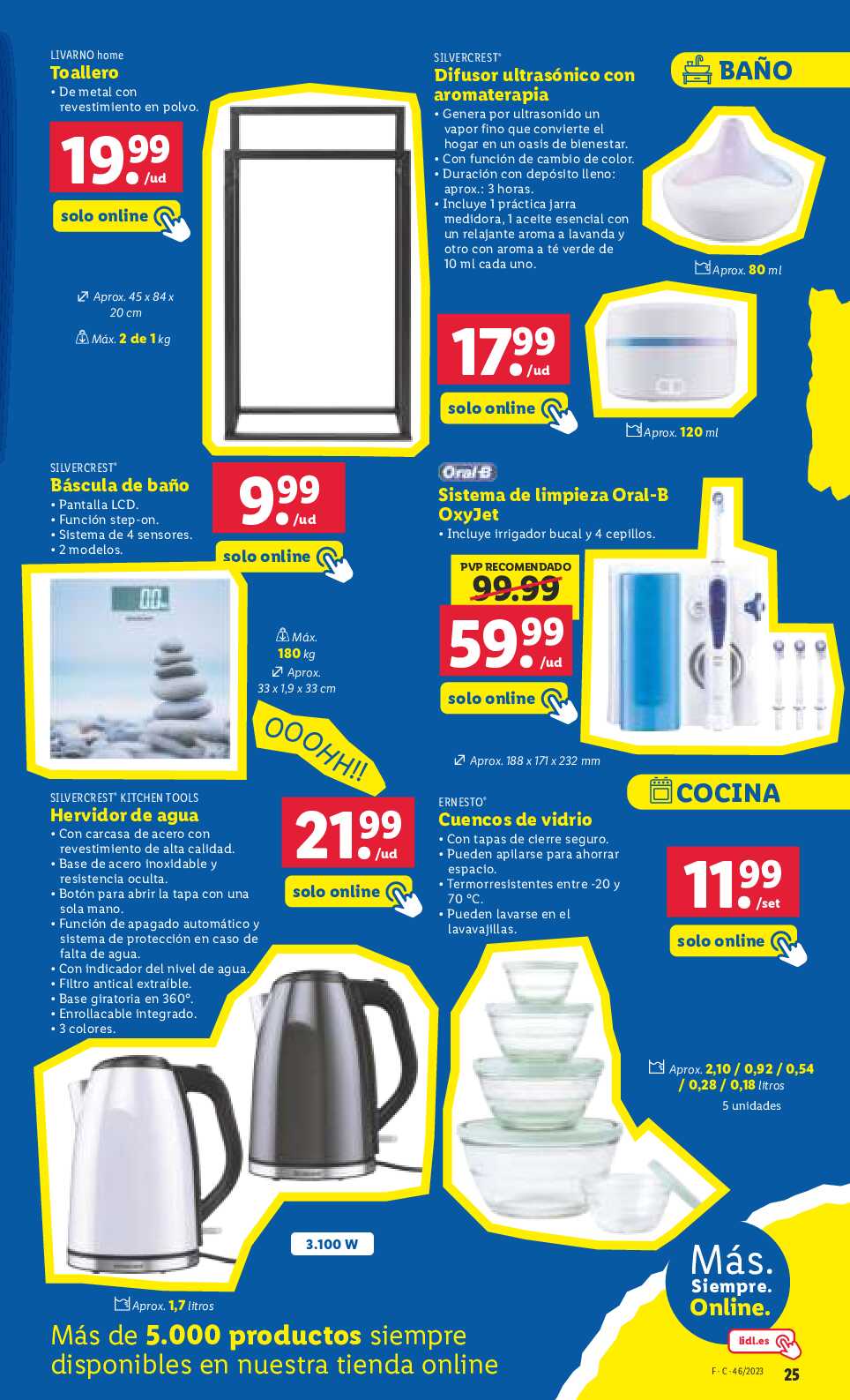 Ofertas semanales bazar Lidl. Página 25