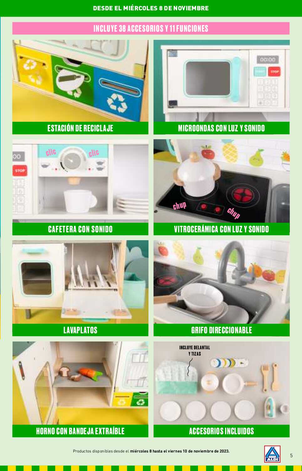 Folleto juguetes Aldi. Página 05