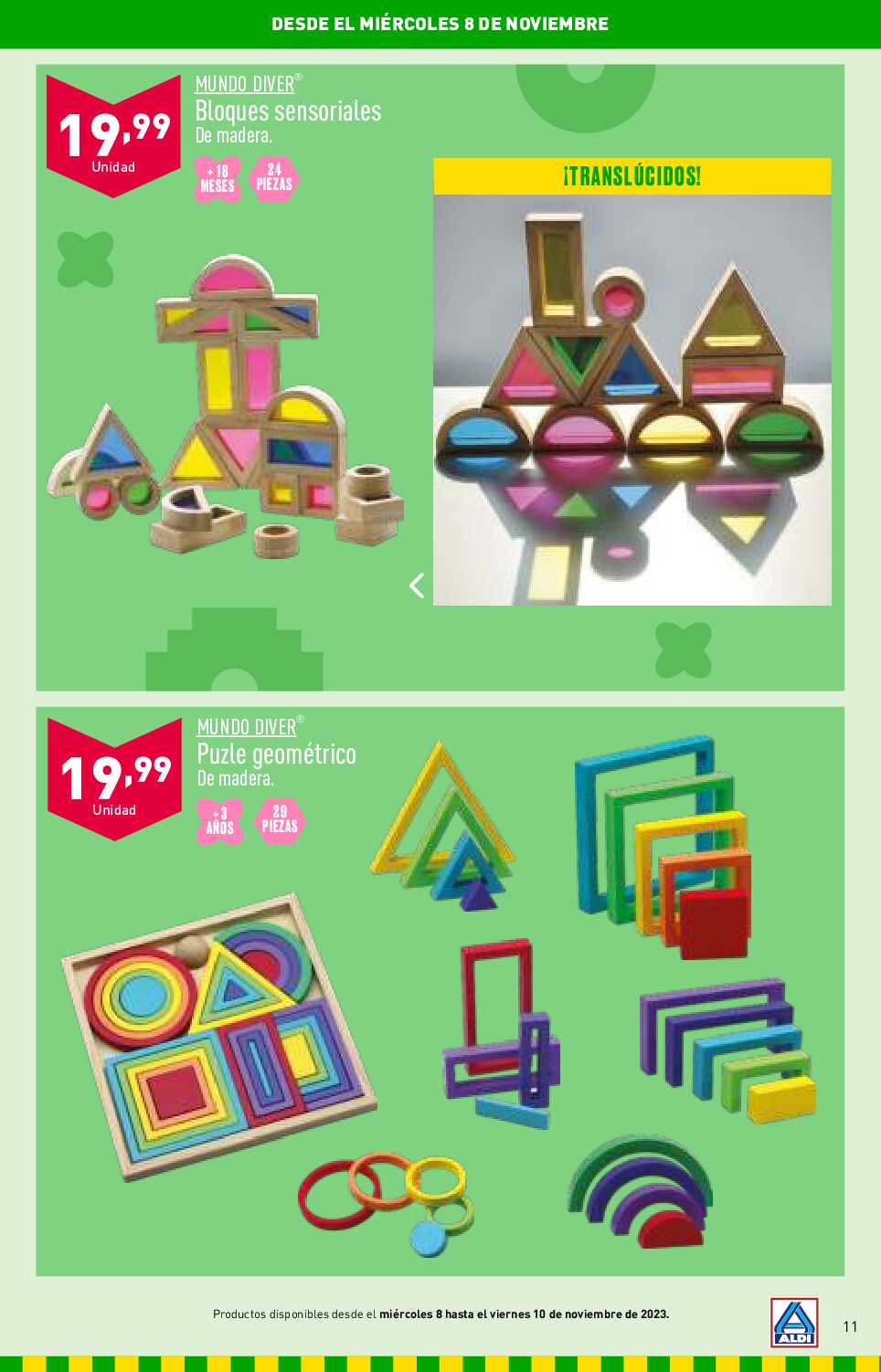 Folleto juguetes Aldi. Página 11