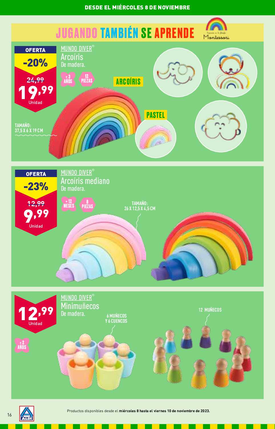 Folleto juguetes Aldi. Página 16