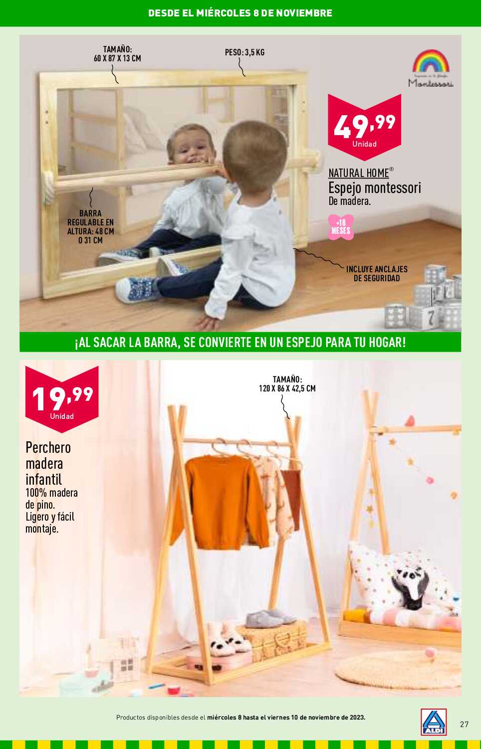 Folleto juguetes Aldi. Página 27