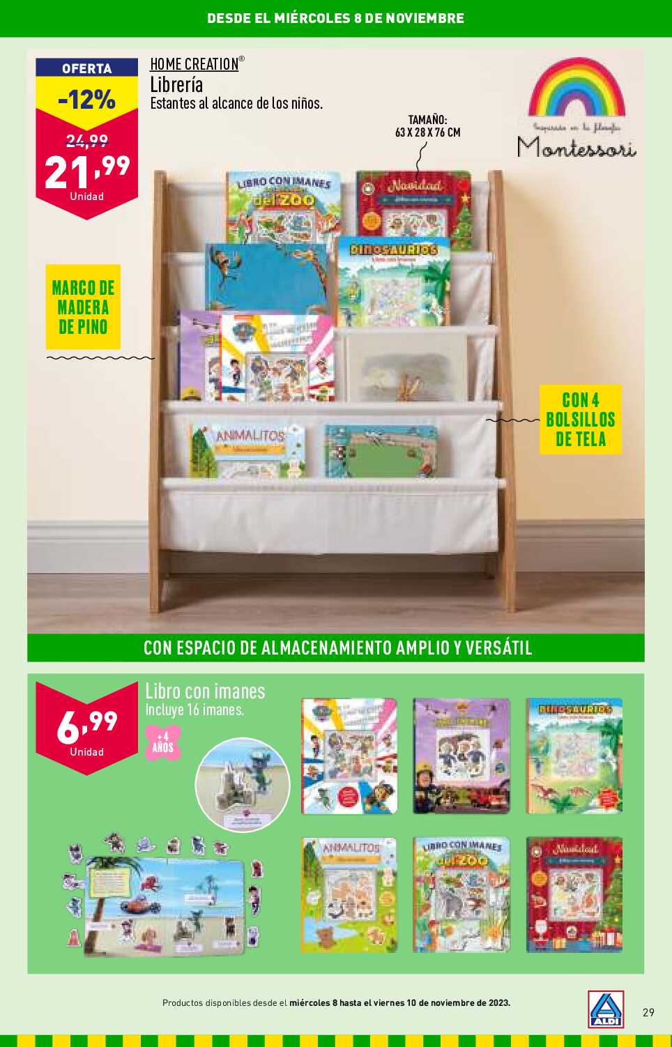Folleto juguetes Aldi. Página 29