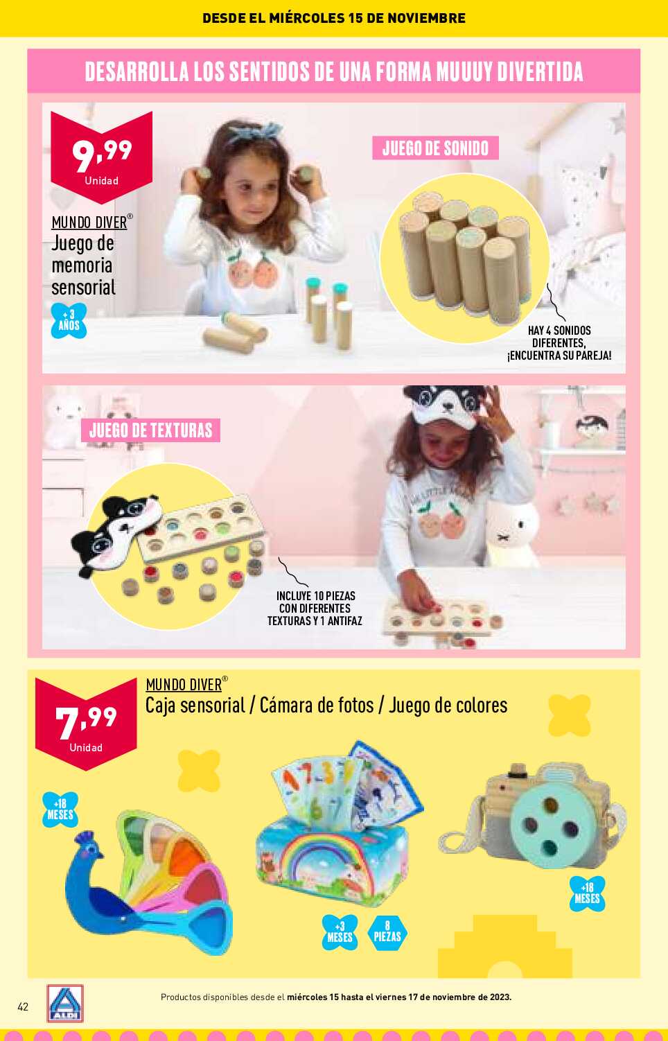 Folleto juguetes Aldi. Página 42