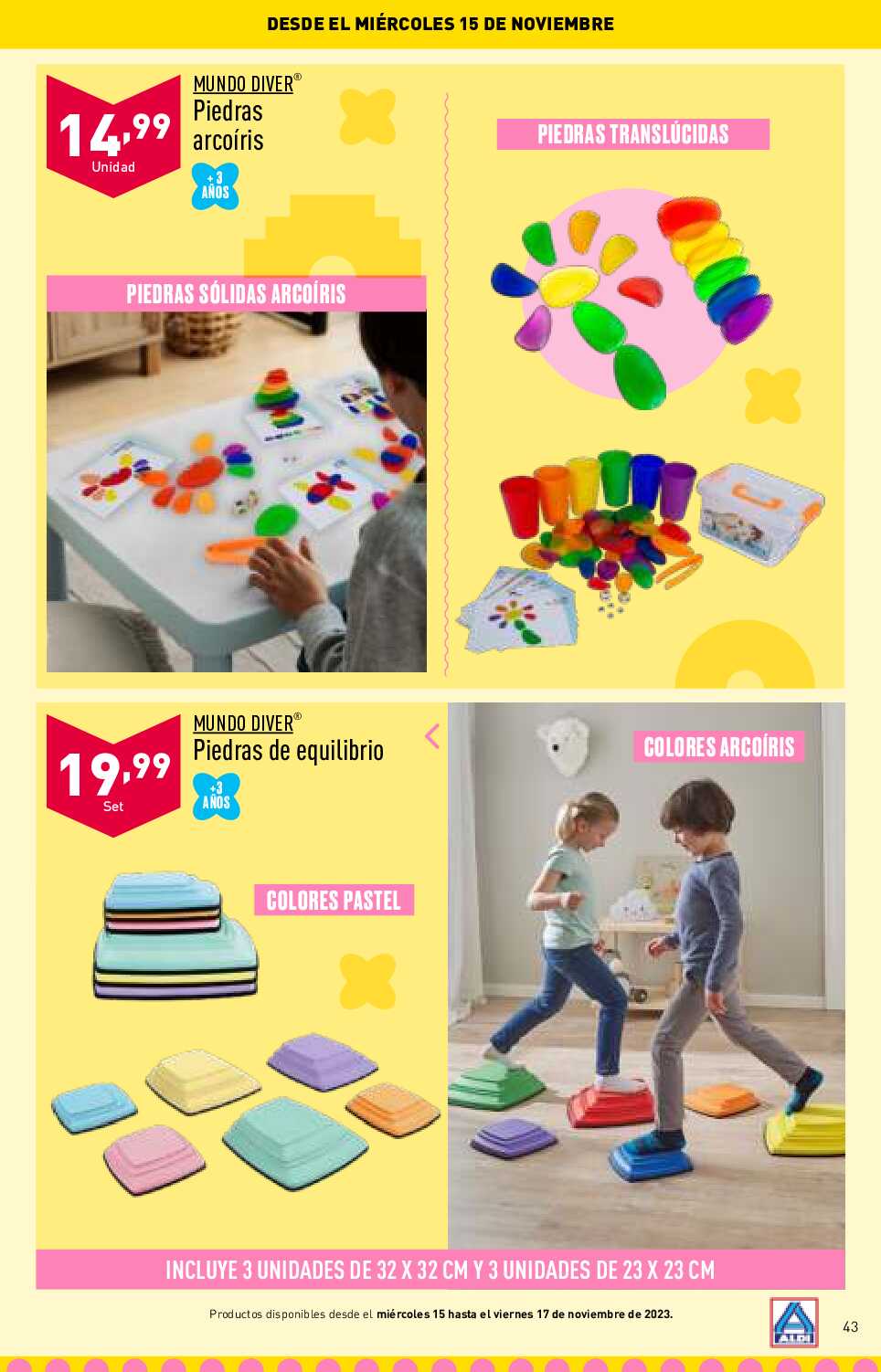 Folleto juguetes Aldi. Página 43