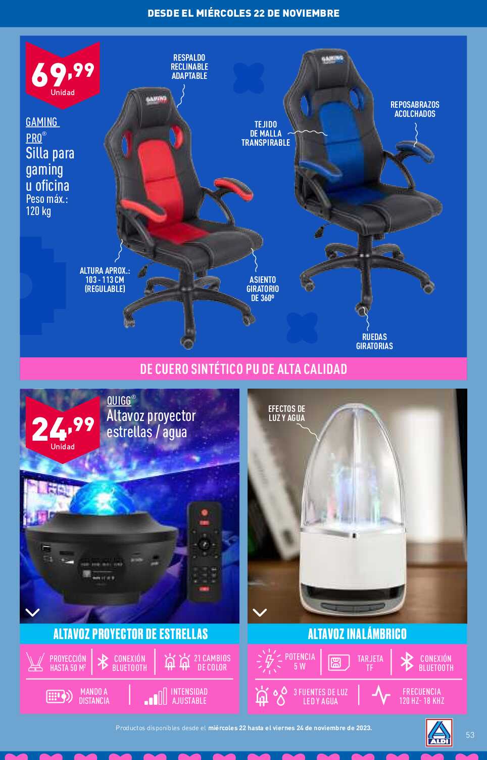 Folleto juguetes Aldi. Página 53