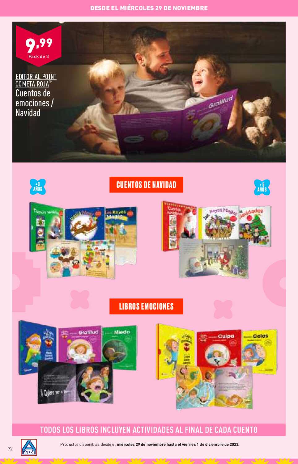 Folleto juguetes Aldi. Página 72