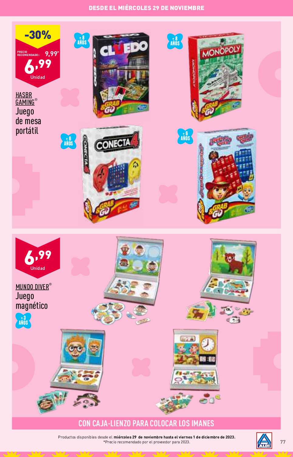Folleto juguetes Aldi. Página 77