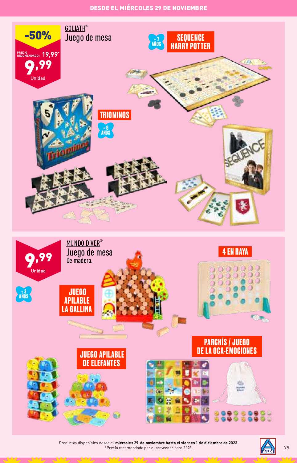 Folleto juguetes Aldi. Página 79