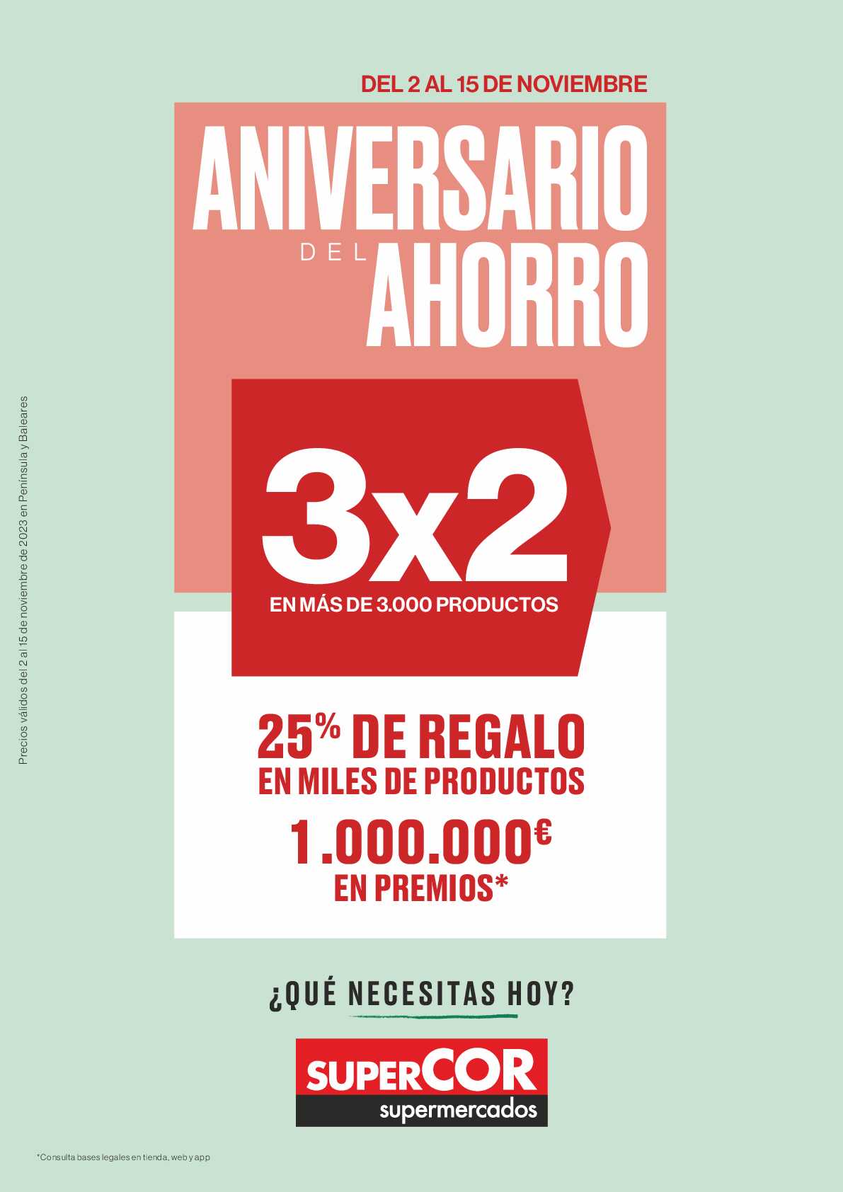 Aniversario del ahorro Supercor. Página 01