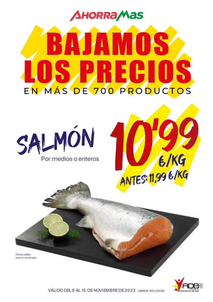 Ofertas semanales Ahorramas. Página de portada