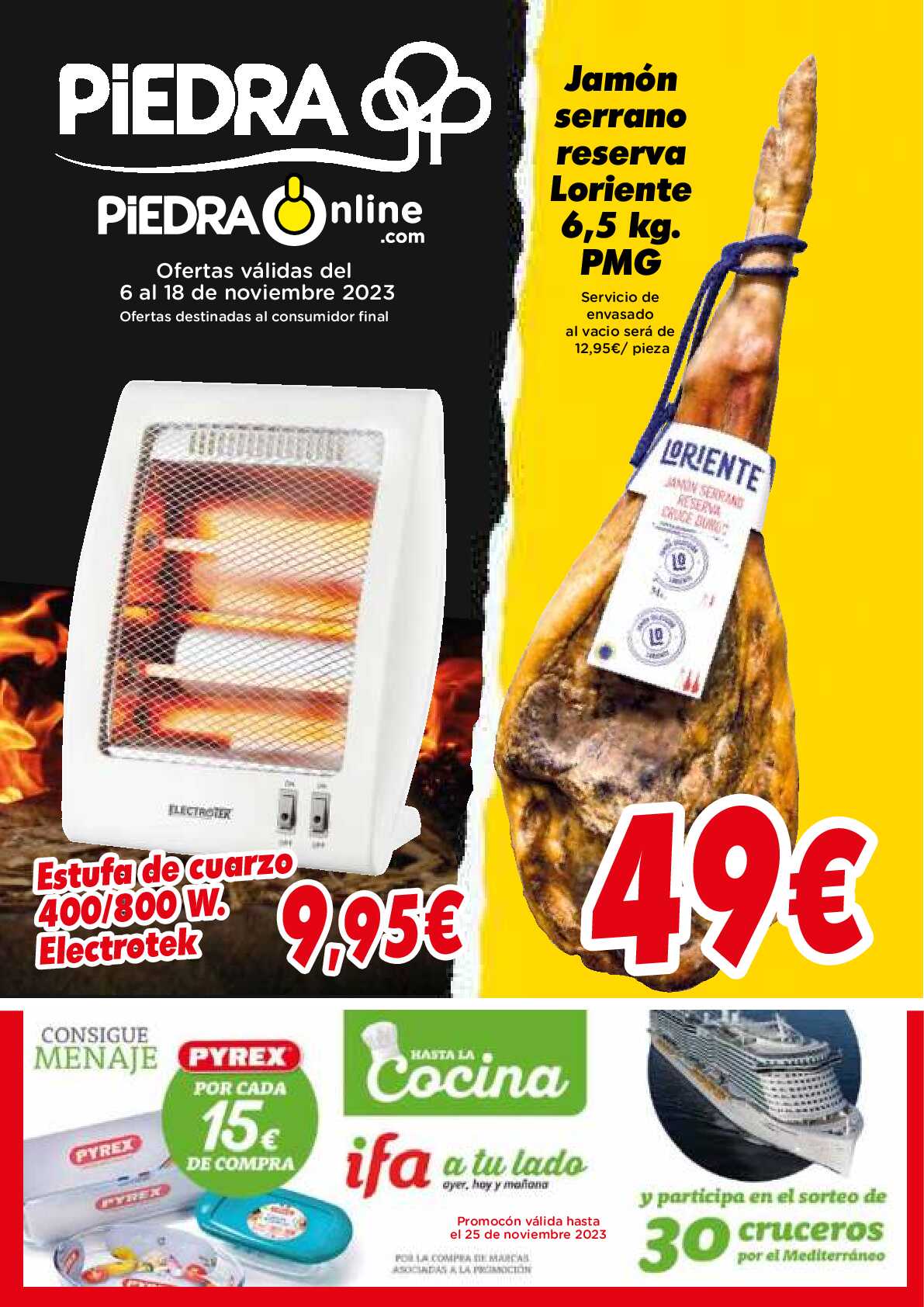 Ofertas quincenales Piedra. Página 01