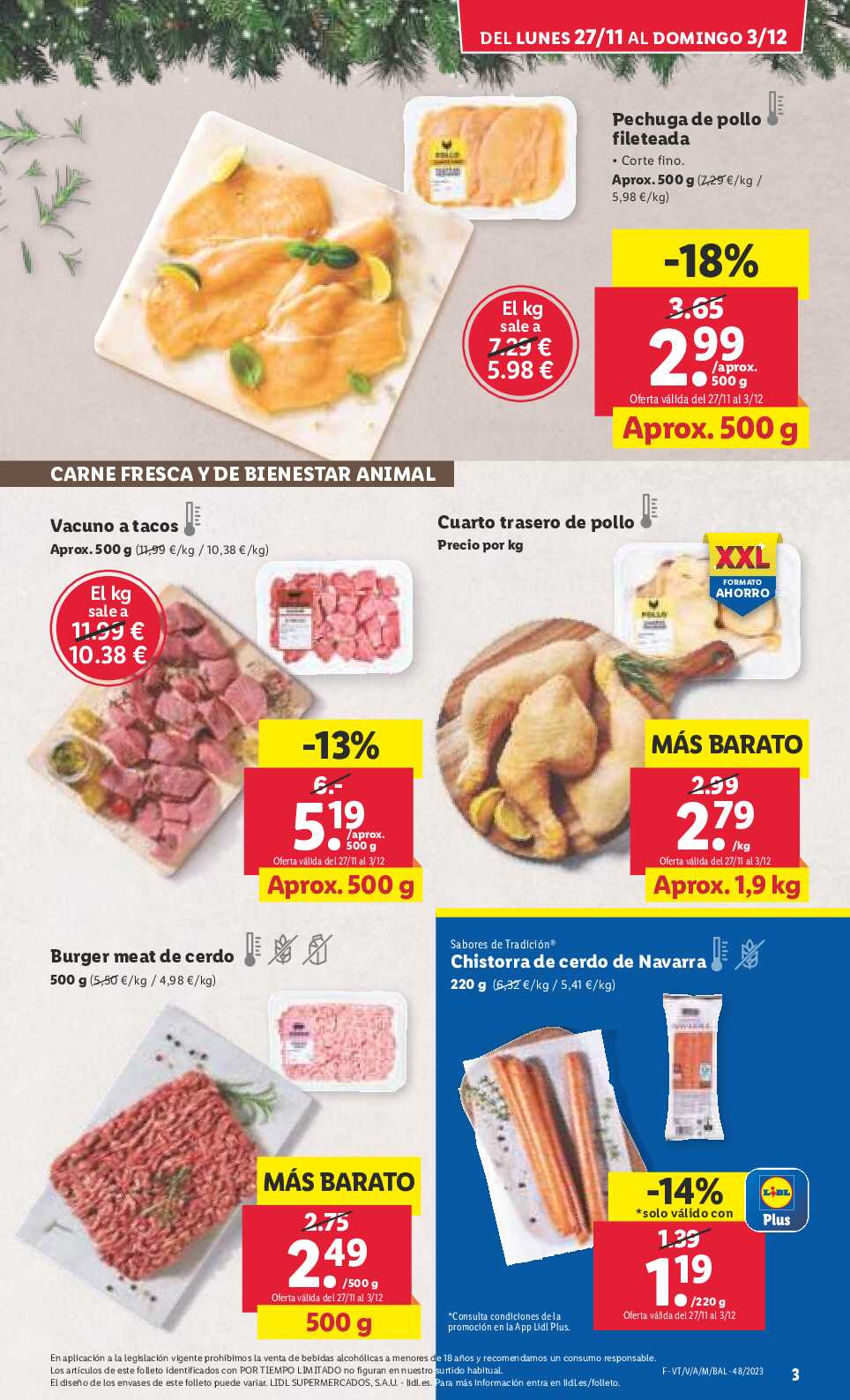 Folleto semanal Lidl. Página 03
