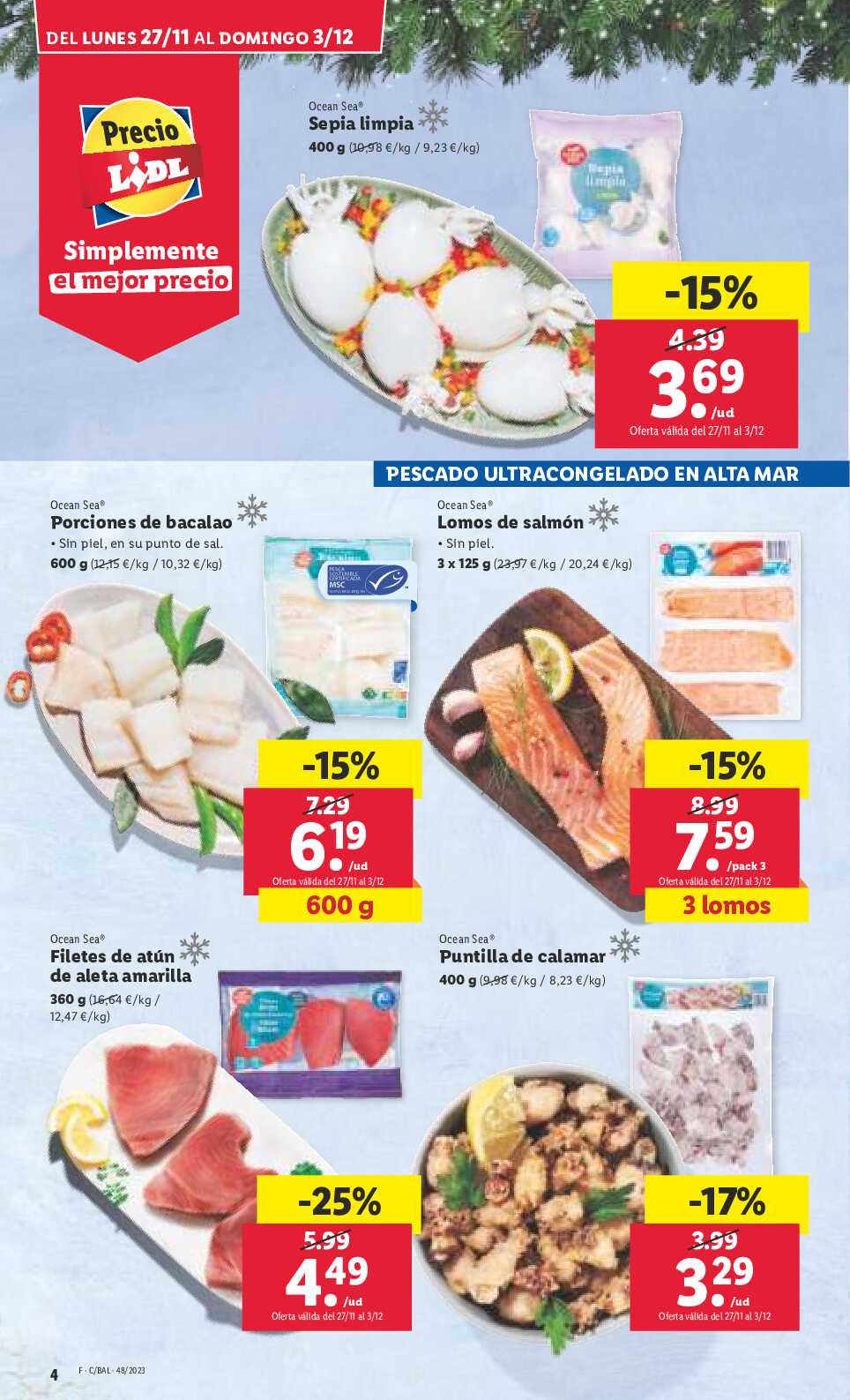 Folleto semanal Lidl. Página 04
