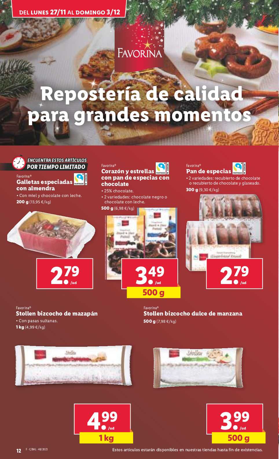 Folleto semanal Lidl. Página 12