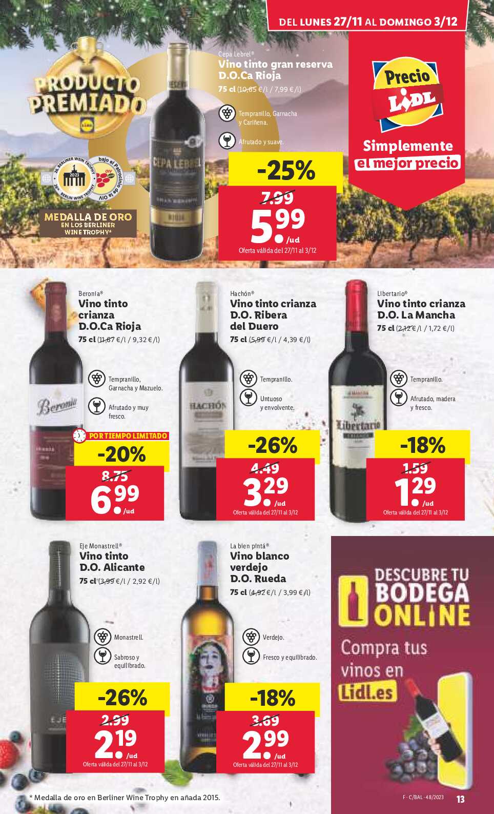 Folleto semanal Lidl. Página 13