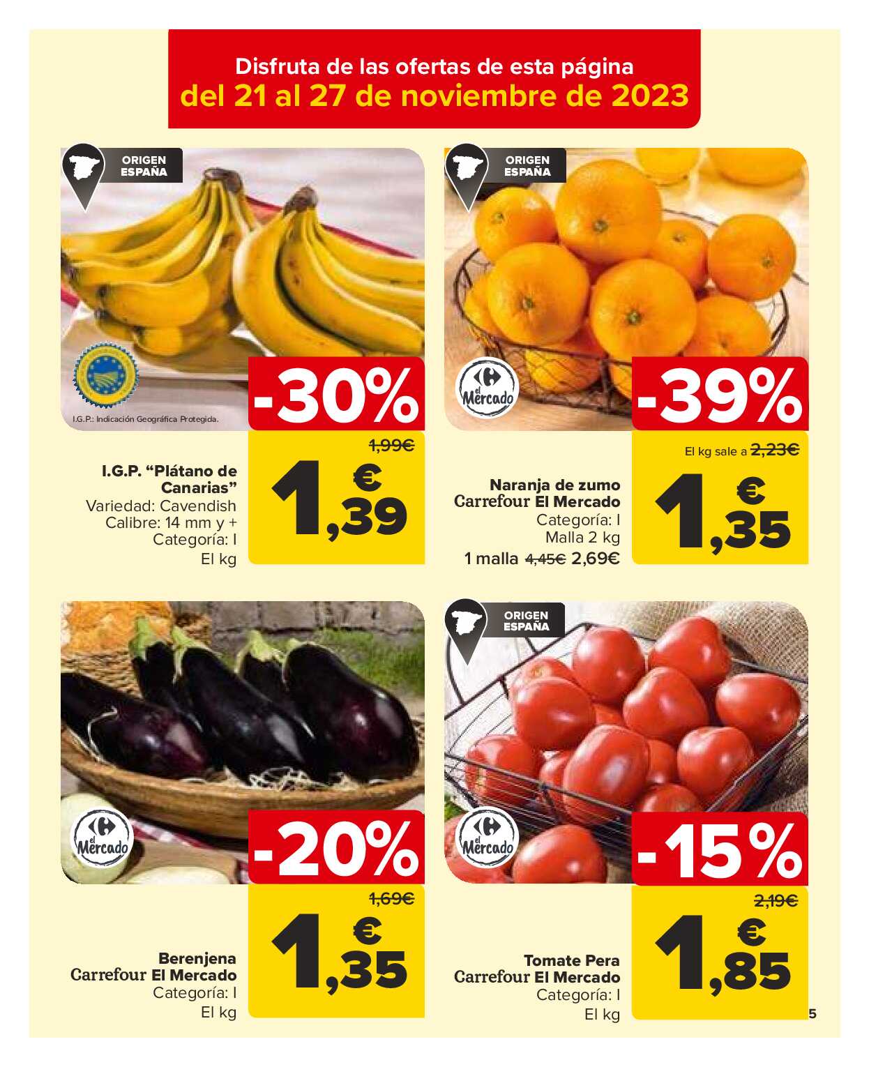 Folleto 3x2 Carrefour. Página 05