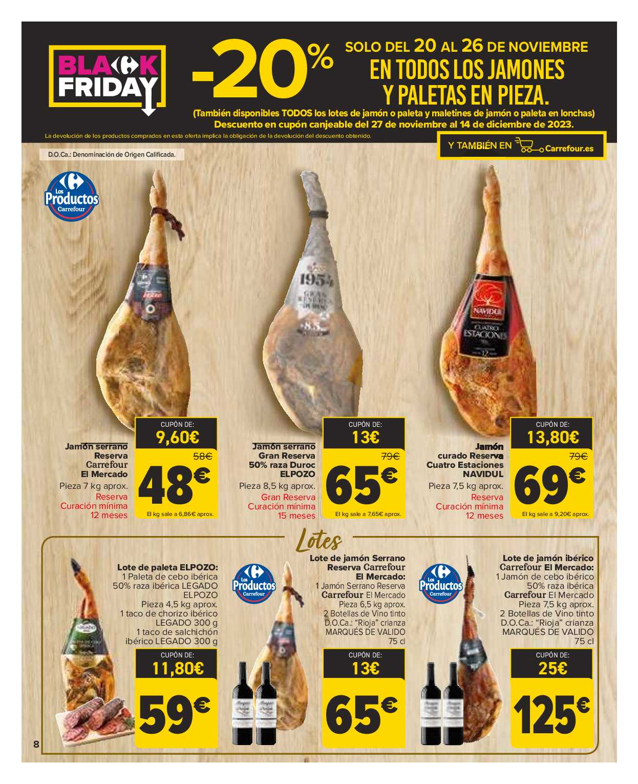 Folleto 3x2 Carrefour. Página 08