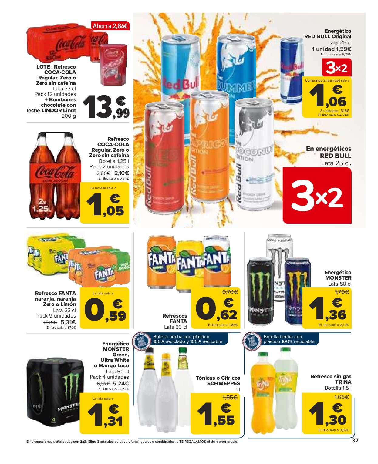 Folleto 3x2 Carrefour. Página 37