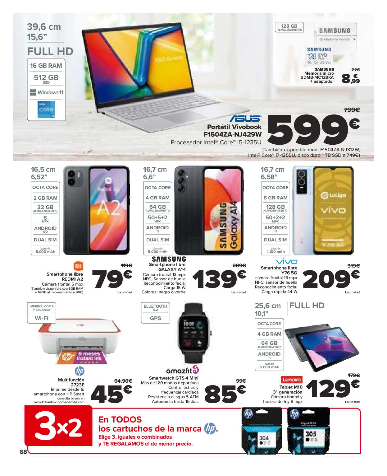 Folleto 3x2 Carrefour. Página 72