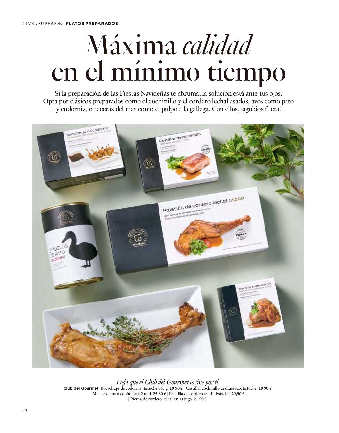 El placer de regalar El Corte Inglés. Página 54