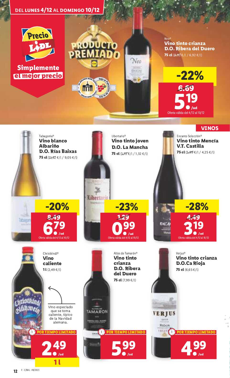 Folleto semanal Lidl. Página 12