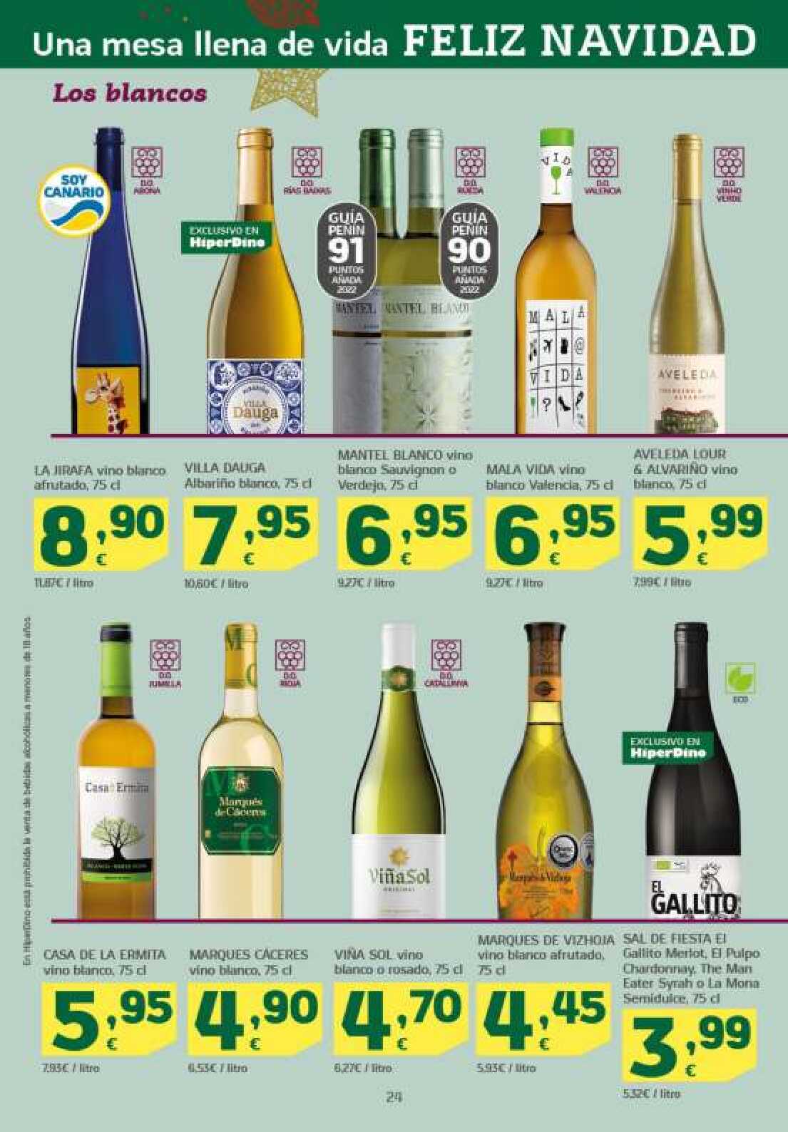 Folleto quincenal HiperDino. Página 24