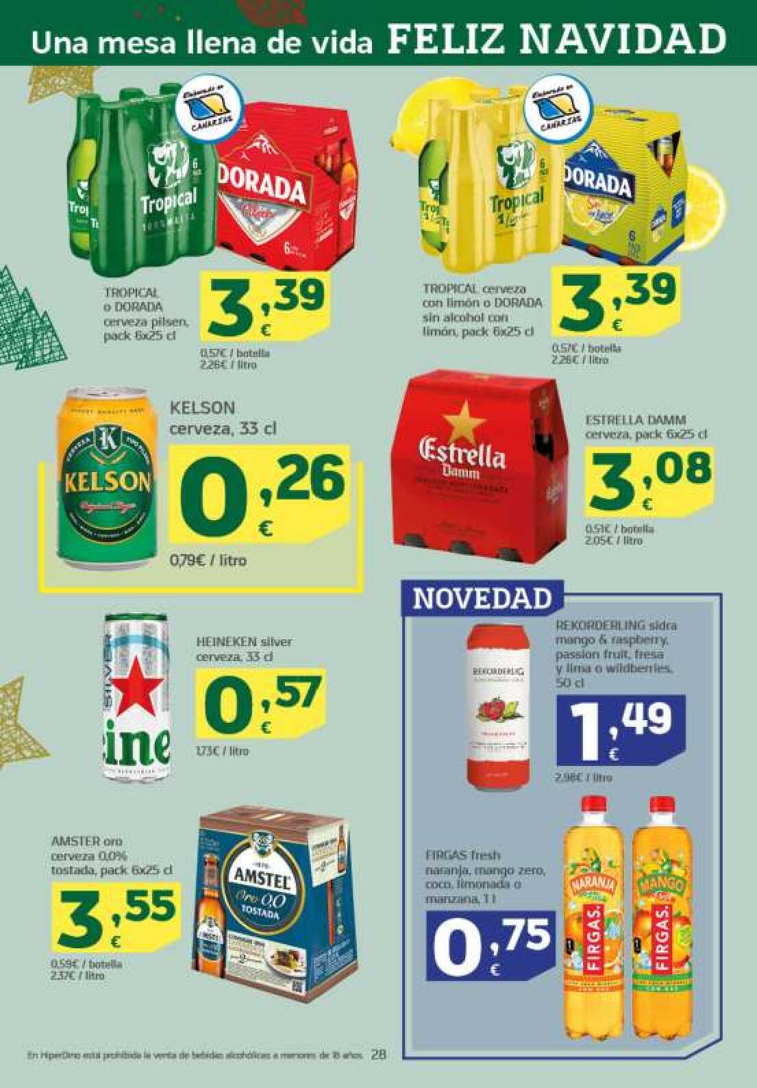 Folleto quincenal HiperDino. Página 28