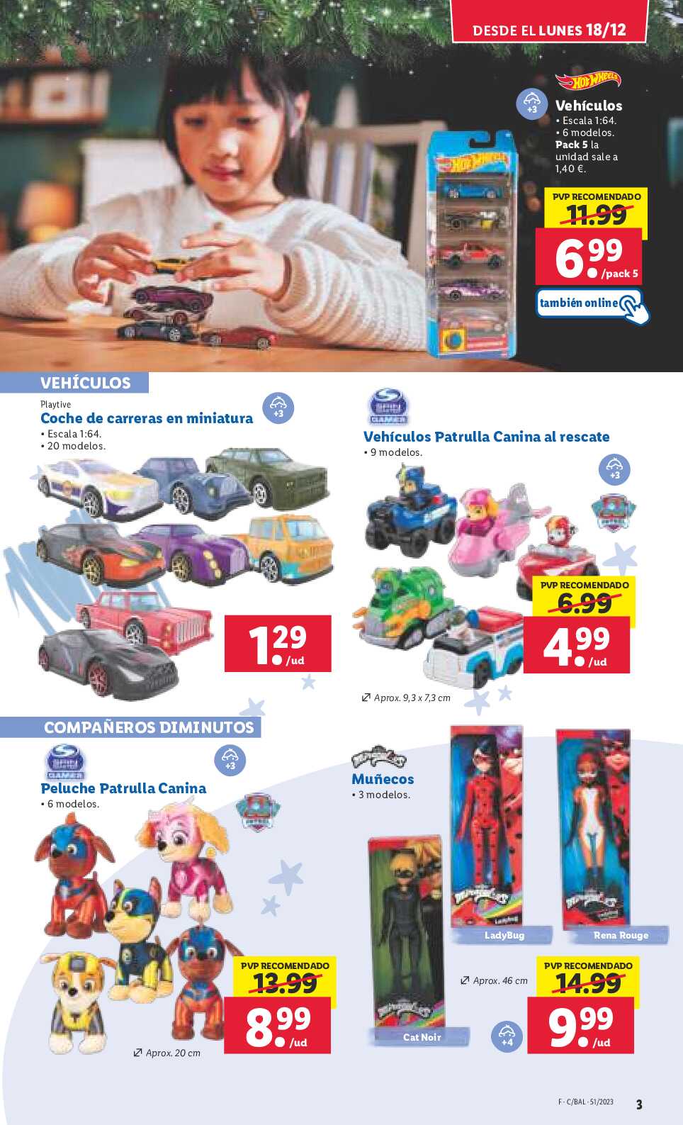 Folleto semanal bazar Lidl. Página 03