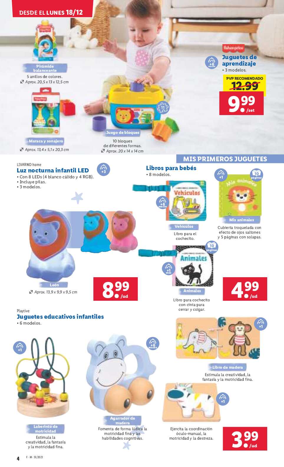 Folleto semanal bazar Lidl. Página 04