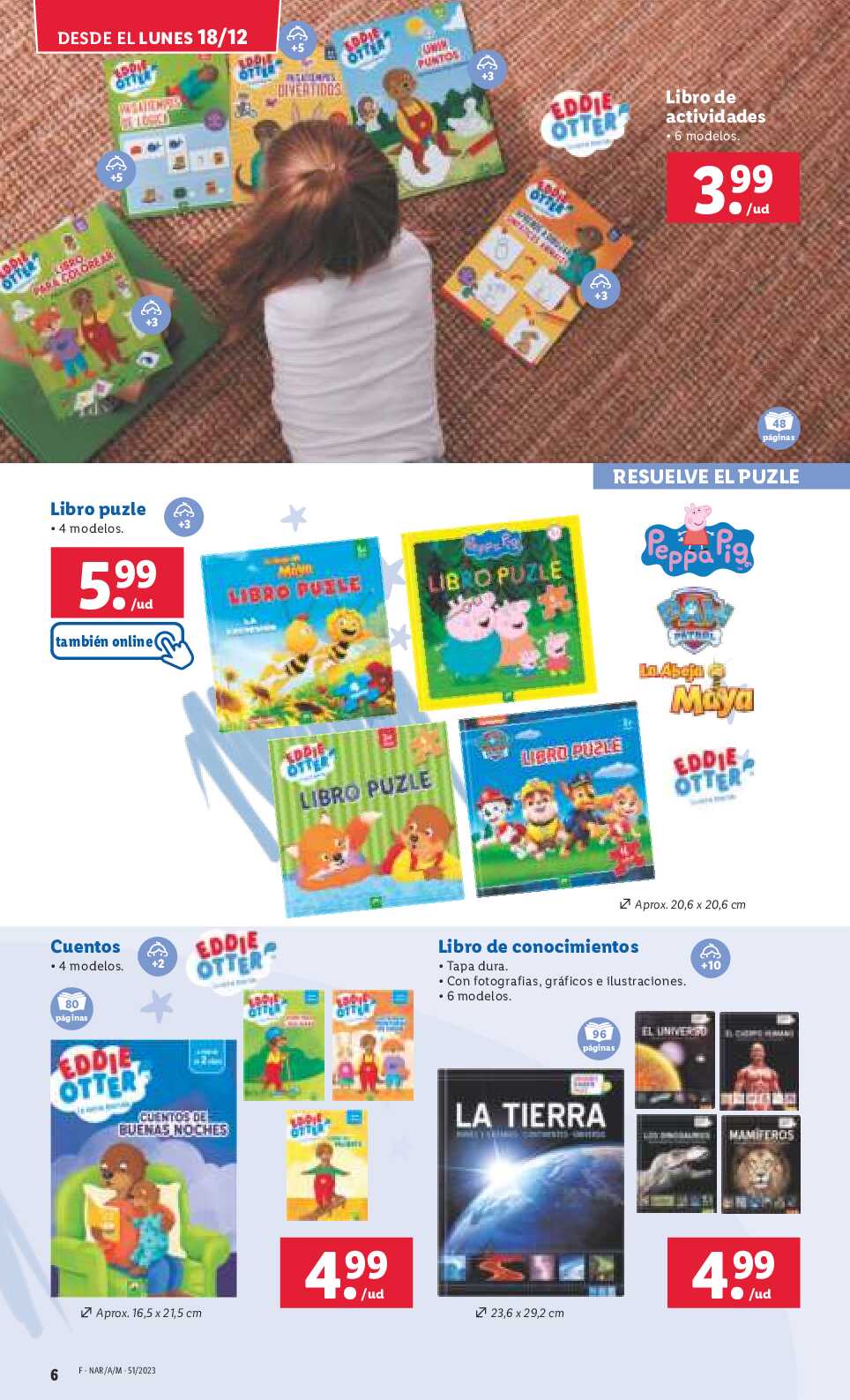 Folleto semanal bazar Lidl. Página 06