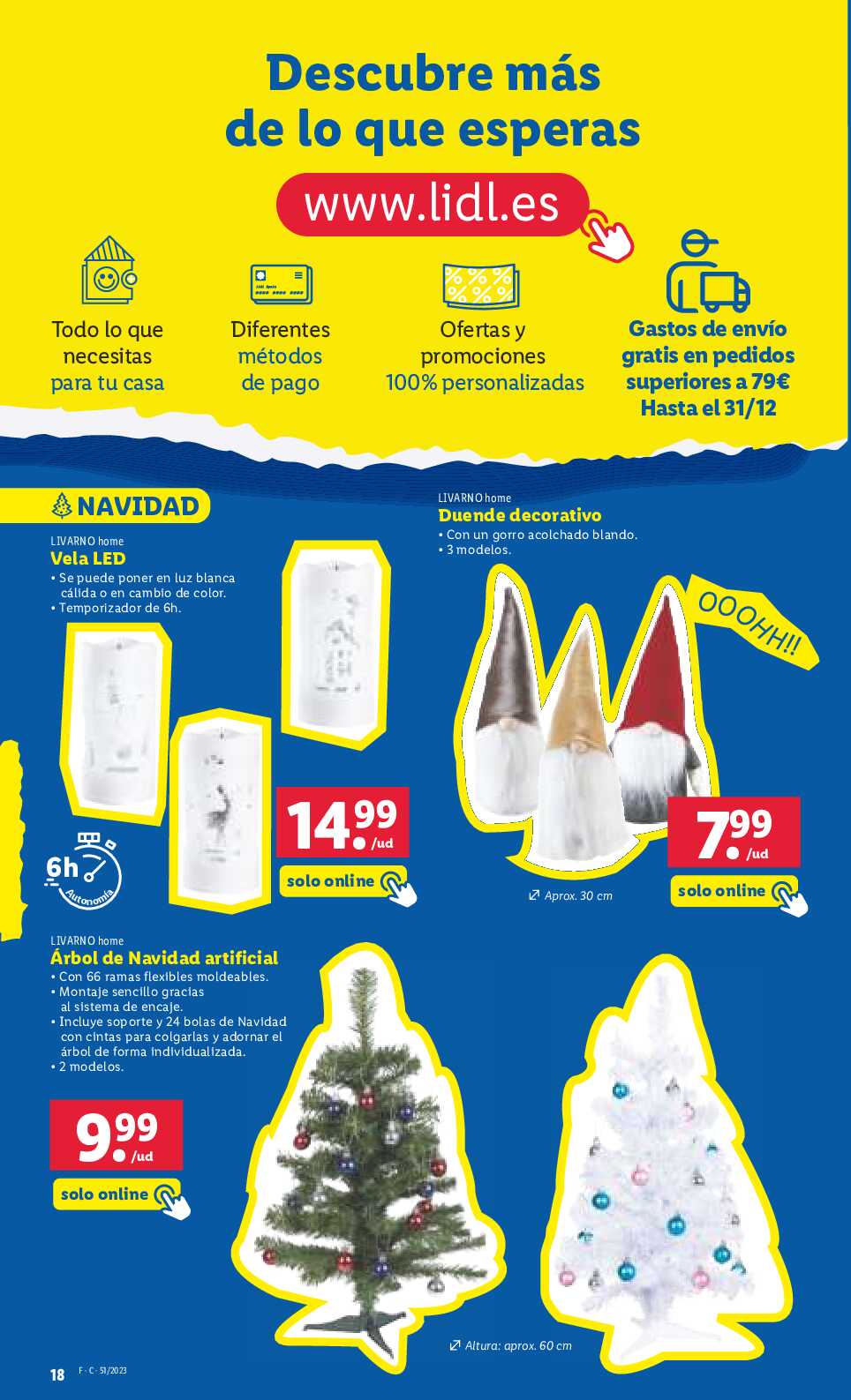 Folleto semanal bazar Lidl. Página 18