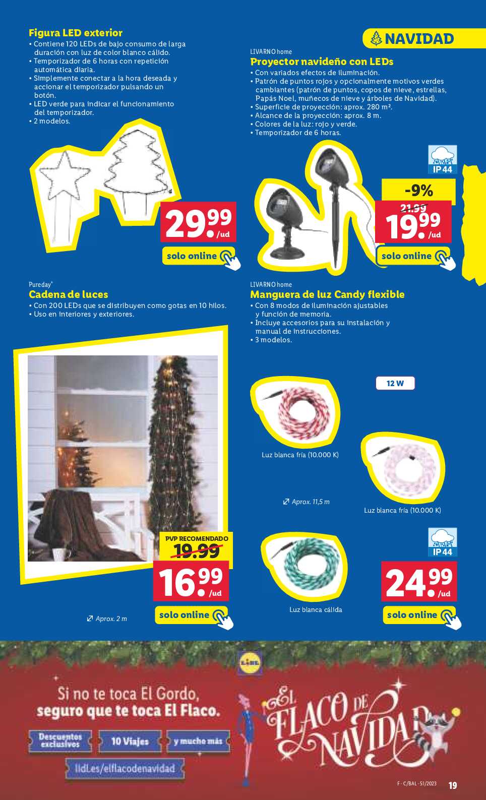 Folleto semanal bazar Lidl. Página 19