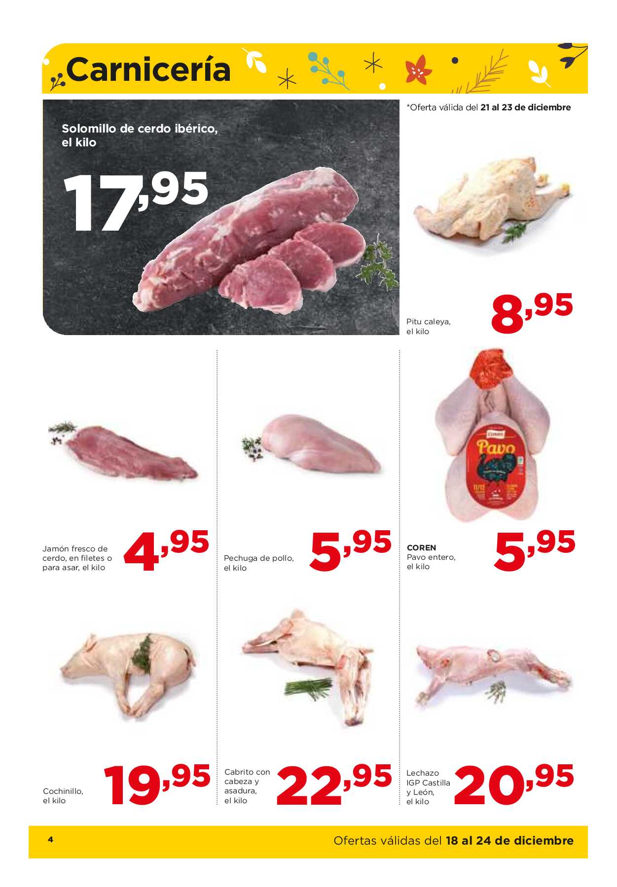 Folleto semanal Alimerka. Página 04