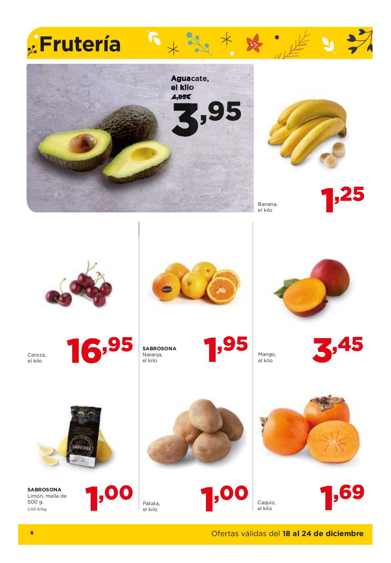 Folleto semanal Alimerka. Página 06