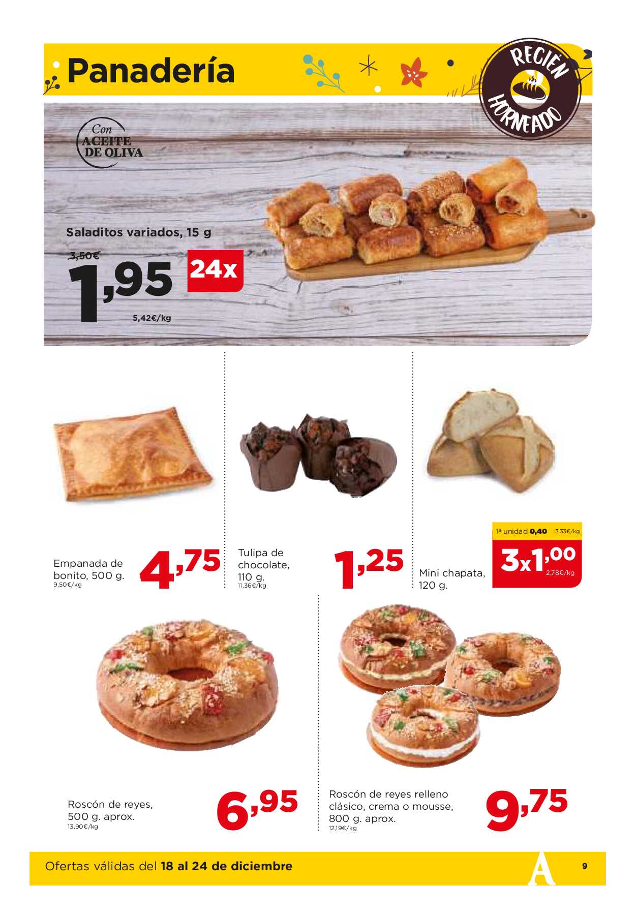 Folleto semanal Alimerka. Página 09