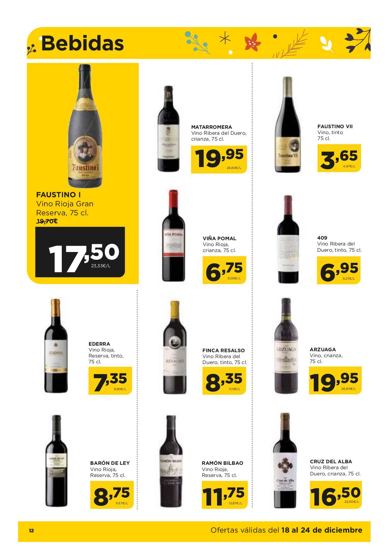 Folleto semanal Alimerka. Página 12