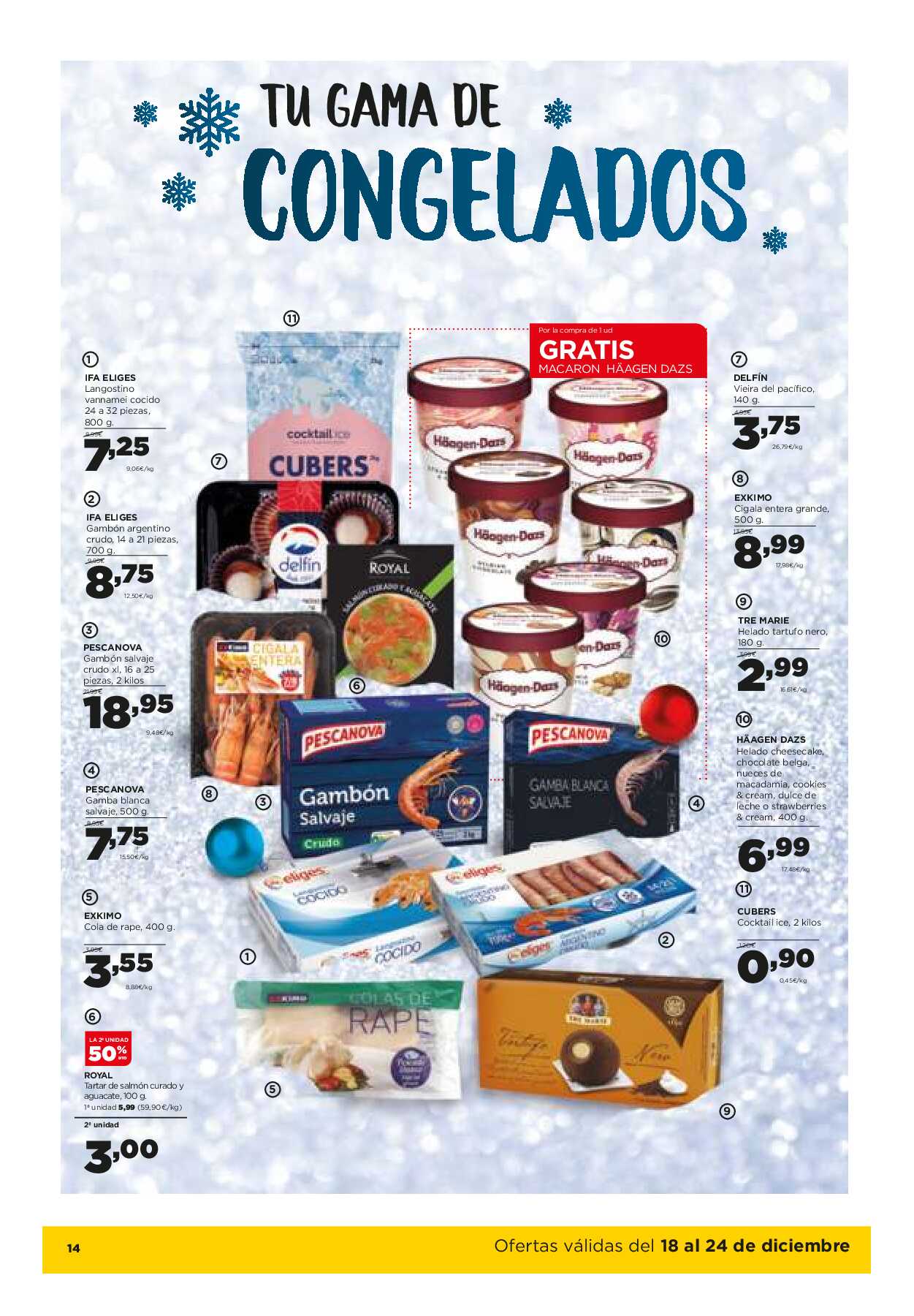 Folleto semanal Alimerka. Página 14
